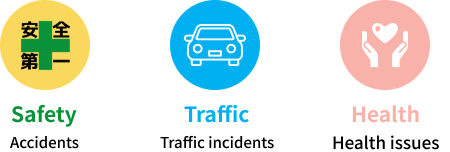 Safety, Traffic, Health
